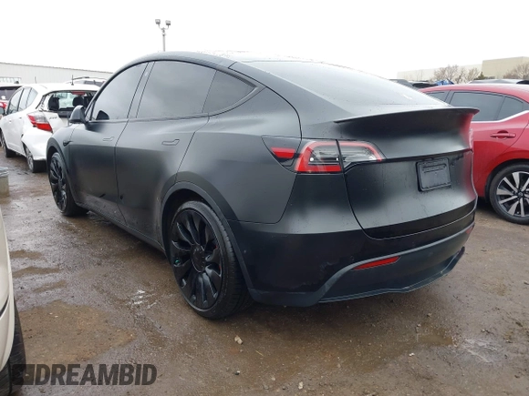 2022 Tesla Model Y Performance z VIN 7SAYGDEF4NF350696, wystawiony jako IAAI lot #41662924 z przebiegiem 36 747 mil mil oraz . Historia ofert i sprzedaży dostępna na DreamBid. Obrazek 3.