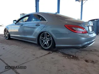 2012 Mercedes-Benz CLS 550 with VIN WDDLJ7DB1CA015156, listed as a Copart auction lot 55313485 with 174,362 mi miles and Salvage Title. Bid and sale history available at DreamBid. Image 2.