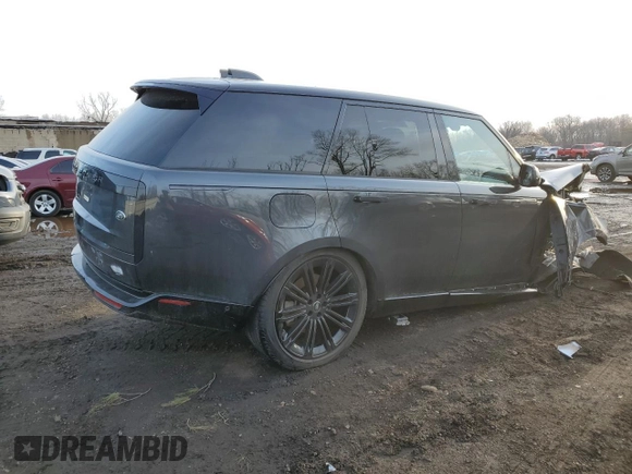 2023 Land Rover Range Rover SE z VIN SALKP9E71PA009978, wystawiony jako Copart lot #46023005 z przebiegiem 17 618 mil mil oraz Szkoda całkowita • Salvage title. Historia ofert i sprzedaży dostępna na DreamBid. Obrazek 3.