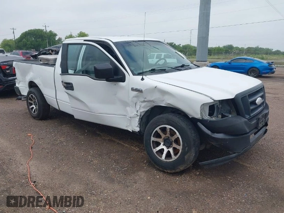 2007 Ford F-150 STX with VIN 1FTRX12W57KC96173, listed as a IAAI auction lot 41865755 with 194,077 mi miles and . Bid and sale history available at DreamBid. Image 1.
