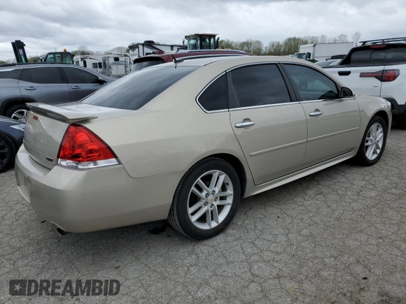 2012 Chevrolet Impala LTZ with VIN 2G1WC5E33C1103805, listed as a Copart auction lot 49508574 with 104,593 mi miles and Non Repairable. Bid and sale history available at DreamBid. Image 3.