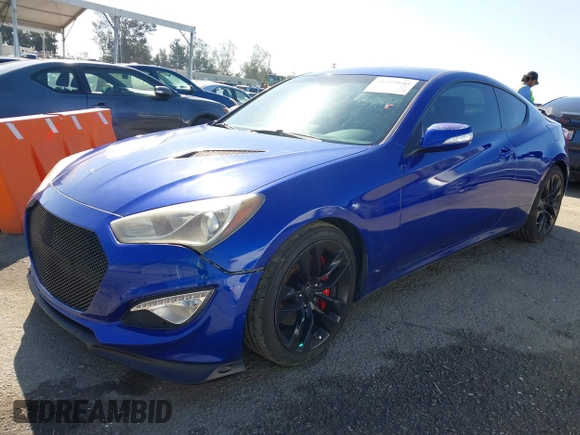 2013 Hyundai Genesis Coupe Grand Touring with VIN KMHHU6KJ5DU092555, listed as a IAAI auction lot 41959840 with 52,016 mi miles and . Bid and sale history available at DreamBid. Image 17.