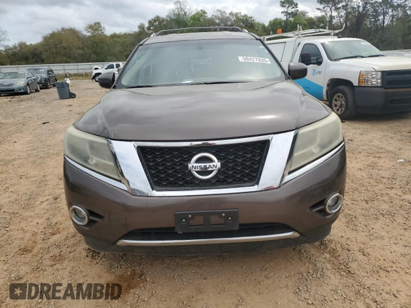2015 Nissan Pathfinder Platinum with VIN 5N1AR2MN7FC713850, listed as a Copart auction lot 50427035 with 212,777 mi miles and Clean Title. Bid and sale history available at DreamBid. Image 5.