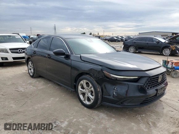2023 Honda Accord Sedan LX with VIN 1HGCY1F29PA031001, listed as a Copart auction lot 88730025 with 23,261 mi miles and Salvage Title. Bid and sale history available at carsss.com. Image 4.