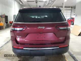 2021 Jeep Grand Cherokee Limited with VIN 1C4RJKBG1M8173351, listed as a Copart auction lot 56490185 with 46,604 mi miles and Salvage Title. Bid and sale history available at DreamBid. Image 6.