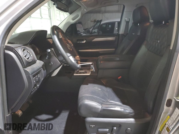 2017 Toyota Tundra Platinum with VIN 5TFAW5F10HX642253, listed as a Copart auction lot 88500185 with 201,722 mi miles and Salvage title. Bid and sale history available at DreamBid. Image 7.