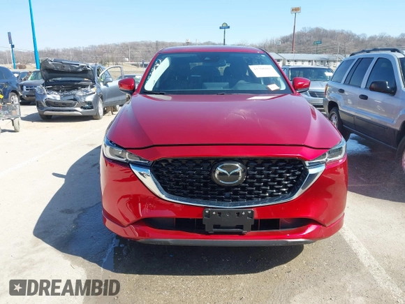 2024 Mazda CX-5 2.5 S Preferred Package with VIN JM3KFBCLXR0407918, listed as a IAAI auction lot 41708803 with 6,156 mi miles. Bid and sale history available at carsss.com. Image 12.