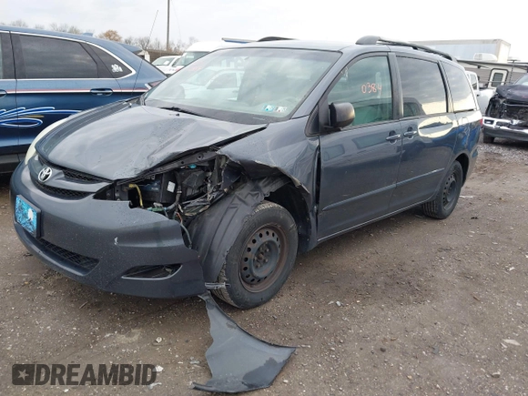 2007 Toyota Sienna CE with VIN 5TDZK23C97S047120, listed as a IAAI auction lot 42010384 with 186,070 mi miles. Bid and sale history available at carsss.com. Image 17.