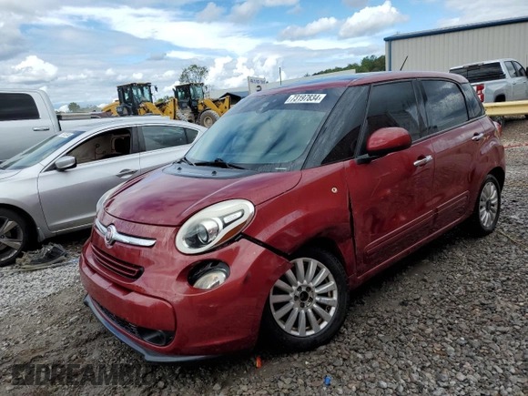 2014 FIAT 500L Easy with VIN ZFBCFABH9EZ027899, listed as a Copart auction lot 73197834 with 151,791 mi miles and Salvage Title. Bid and sale history available at DreamBid. Image 1.