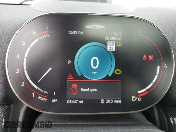 2024 MINI Countryman John Cooper Works with VIN WMZ33BS06R3R87177, listed as a Copart auction lot 77882644 with 8,447 mi miles and Salvage title. Bid and sale history available at DreamBid. Image 9.