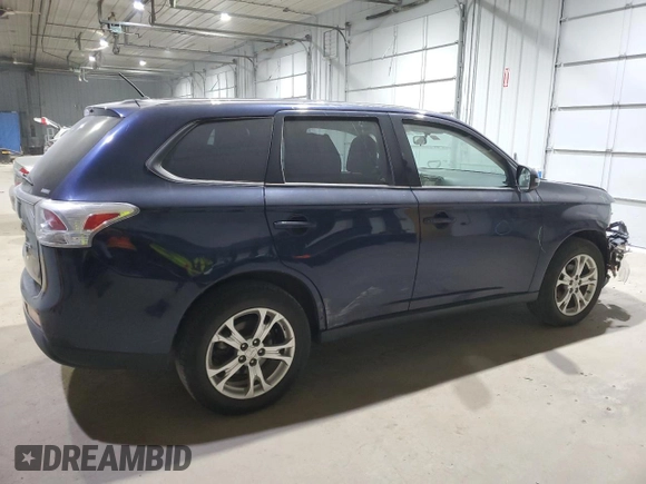 2014 Mitsubishi Outlander SE z VIN JA4AZ3A39EZ014190, wystawiony jako Copart lot #56565395 z przebiegiem 255 420 mil mil oraz Nie do naprawy • Non repairable. Historia ofert i sprzedaży dostępna na DreamBid. Obrazek 3.