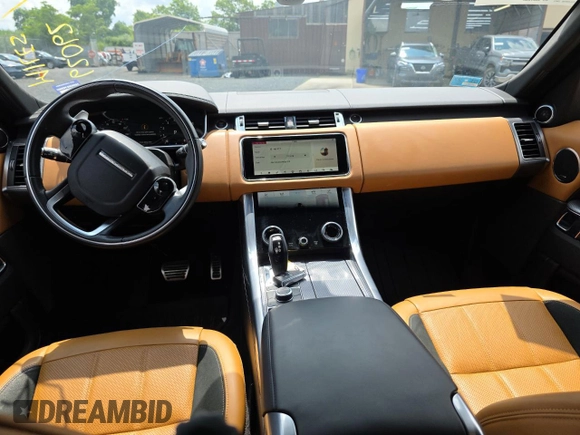 2022 Land Rover Range Rover Sport HSE Dynamic with VIN SALWR2SE9NA207923, listed as a Copart auction lot 62881555 with 62,062 mi miles and Salvage title. Bid and sale history available at DreamBid. Image 8.