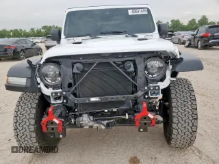 2024 Jeep Wrangler Rubicon with VIN 1C4PJXFG2RW266901, listed as a Copart auction lot 60641445 with 3,908 mi miles and Salvage title. Bid and sale history available at DreamBid. Image 5.