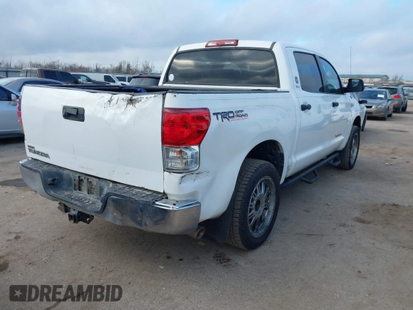 2010 Toyota Tundra with VIN 5TFEY5F14AX095361, listed as a IAAI auction lot 41502005 with Not provided miles and . Bid and sale history available at DreamBid. Image 4.