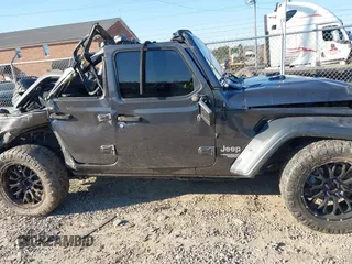 2019 Jeep Wrangler Unlimited Sport S with VIN 1C4HJXDGXKW500313, listed as a IAAI auction lot 41022680 with 82,864 mi miles and . Bid and sale history available at DreamBid. Image 13.
