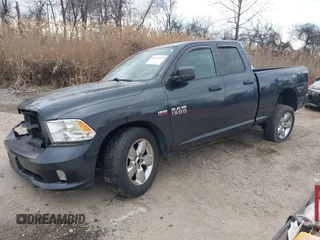 2018 Ram 1500 Express with VIN 1C6RR7FT4JS348324, listed as a IAAI auction lot 41651419 with 74,127 mi miles. Bid and sale history available at carsss.com. Image 19.