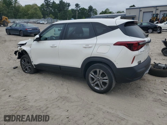 2021 Kia Seltos LX with VIN KNDEPCAA4M7118303, listed as a Copart auction lot 58011615 with 45,750 mi miles and Salvage title. Bid and sale history available at DreamBid. Image 2.