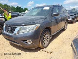 2014 Nissan Pathfinder SV with VIN 5N1AR2MM7EC710811, listed as a IAAI auction lot 42142870 with 158,803 mi miles. Bid and sale history available at carsss.com. Image 18.