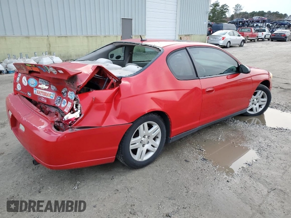 2006 Chevrolet Monte Carlo LT 3.9L with VIN 2G1WK161469240508, listed as a Copart auction lot 84464814 with 176,439 mi miles and Salvage title. Bid and sale history available at DreamBid. Image 3.