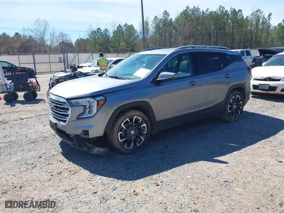 2023 GMC Terrain SLT with VIN 3GKALPEG0PL253752, listed as a IAAI auction lot 41728046 with 35,829 mi miles. Bid and sale history available at carsss.com. Image 20.