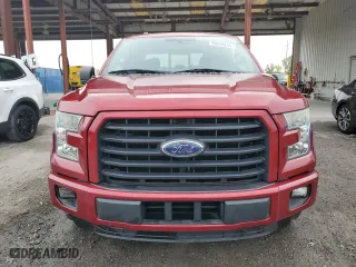 2015 Ford F-150 XL with VIN 1FTEW1CG2FFC86975, listed as a Copart auction lot 50244235 with 96,757 mi miles and Salvage Title. Bid and sale history available at carsss.com. Image 5.