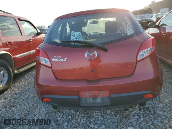 2014 Mazda 2 Sport with VIN JM1DE1KZ5E0186789, listed as a Copart auction lot 70519794 with 106,127 mi miles and Salvage Title. Bid and sale history available at carsss.com. Image 6.