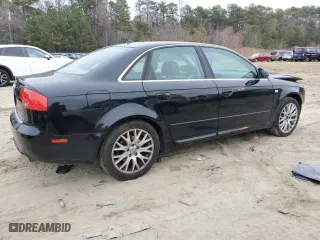 2008 Audi A4 2.0T with VIN WAUDF78E98A166786, listed as a Copart auction lot 84434984 with 182,093 mi miles and Salvage Title. Bid and sale history available at carsss.com. Image 3.