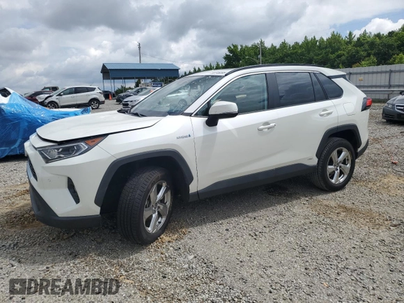 2021 Toyota RAV4 Hybrid LE z VIN 4T3B6RFV2MU051287, wystawiony jako Copart lot #58746095 z przebiegiem 55 017 mil mil oraz Szkoda całkowita • Salvage title. Historia ofert i sprzedaży dostępna na DreamBid. Obrazek 1.