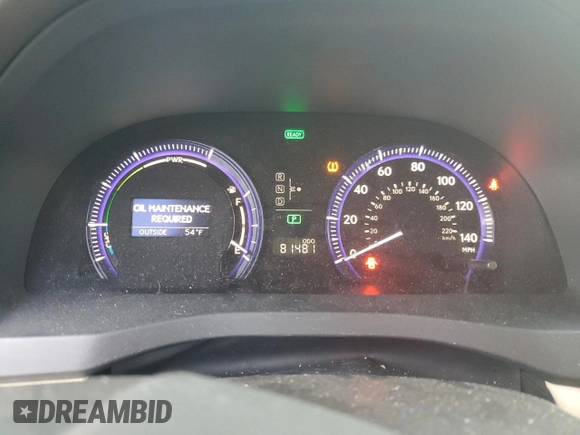 2011 Lexus HS 250h with VIN JTHBB1BA9B2043899, listed as a Copart auction lot 79117634 with 81,481 mi miles and Salvage Title. Bid and sale history available at DreamBid. Image 9.