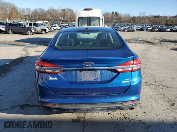 2017 Ford Fusion SE with VIN 3FA6P0HD5HR174080, listed as a Copart auction lot 48001255 with Not Provided miles and Salvage Title. Bid and sale history available at carsss.com. Image 6.