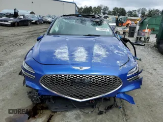 2022 Genesis G70 2.0T with VIN KMTG34TA1NU093128, listed as a Copart auction lot 72120864 with 37,054 mi miles and Salvage Title. Bid and sale history available at DreamBid. Image 5.