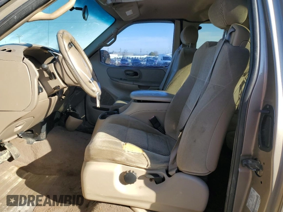 2001 Ford F-150 XL with VIN 1FTRX18L11NA45878, listed as a Copart auction lot 44269355 with 0 mi miles and Salvage Title. Bid and sale history available at carsss.com. Image 7.
