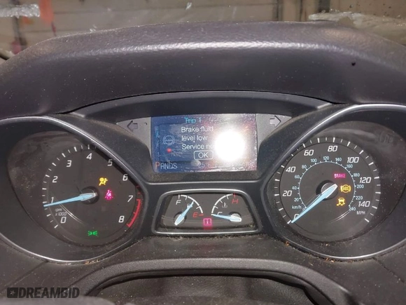 2013 Ford Focus SE with VIN 1FADP3K29DL345065, listed as a IAAI auction lot 41580883 with 91,162 mi miles. Bid and sale history available at carsss.com. Image 7.