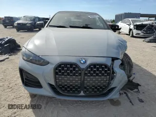 2022 BMW 4 Series M440i with VIN WBA53AT00NCK09742, listed as a Copart auction lot 42662415 with Not provided miles and Salvage title. Bid and sale history available at DreamBid. Image 5.