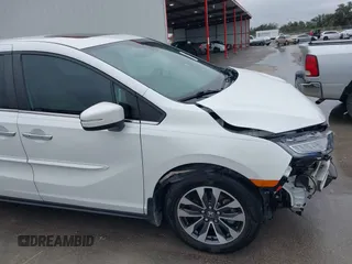 2022 Honda Odyssey EX-L with VIN 5FNRL6H79NB052769, listed as a IAAI auction lot 41568225 with 78,360 mi miles and . Bid and sale history available at DreamBid. Image 19.