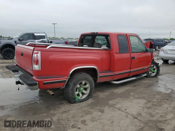 1996 GMC Sierra 1500 with VIN 2GTEC19W5T1518141, listed as a Copart auction lot 51842195 with 351,759 mi miles and Salvage Title. Bid and sale history available at DreamBid. Image 3.