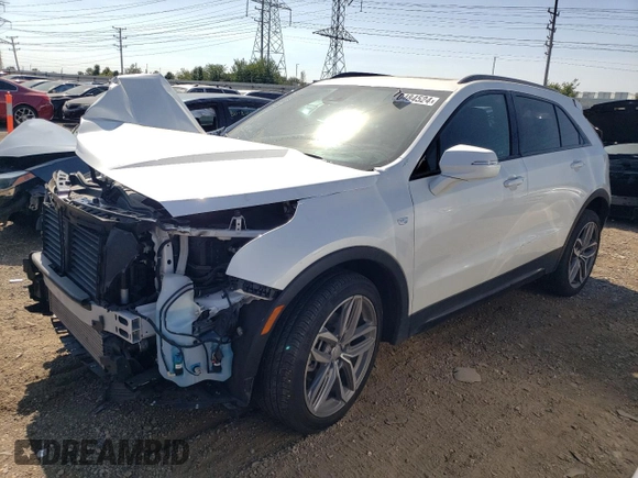 2023 Cadillac XT4 AWD Sport with VIN 1GYFZFR42PF171939, listed as a Copart auction lot 70484524 with 20,087 mi miles and Salvage Title. Bid and sale history available at carsss.com. Image 1.