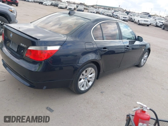 2007 BMW 5 Series 550i with VIN WBANB535X7CP08881, listed as a IAAI auction lot 41547237 with 143,337 mi miles and . Bid and sale history available at DreamBid. Image 4.