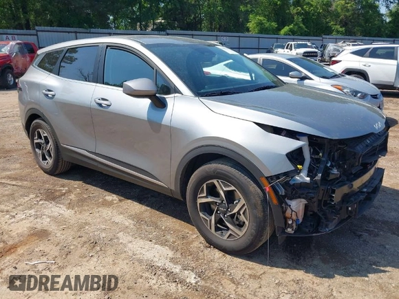 2024 Kia Sportage LX with VIN KNDPU3DF4R7268525, listed as a IAAI auction lot 41980143 with 24,238 mi miles and . Bid and sale history available at DreamBid. Image 1.