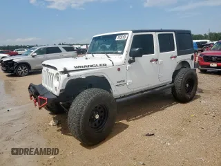 2017 Jeep Wrangler Unlimited Sport with VIN 1C4BJWDG2HL618429, listed as a Copart auction lot 59238185 with 133,287 mi miles and Salvage title. Bid and sale history available at DreamBid. Image 1.