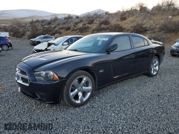 2013 Dodge Charger RT with VIN 2C3CDXCT0DH712059, listed as a Copart auction lot 46000715 with 87,903 mi miles and Salvage Title. Bid and sale history available at carsss.com. Image 1.