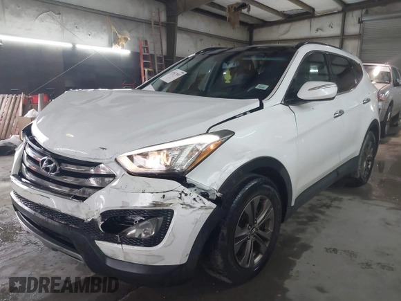 2014 Hyundai Santa Fe Sport with VIN 5XYZU3LB9EG140446, listed as a IAAI auction lot 41527693 with 129,610 mi miles. Bid and sale history available at carsss.com. Image 2.