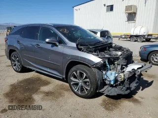 2019 Lexus RX 350L Premium with VIN JTJDZKCA8K2018841, listed as a Copart auction lot 54181935 with 107,276 mi miles and Salvage title. Bid and sale history available at DreamBid. Image 4.