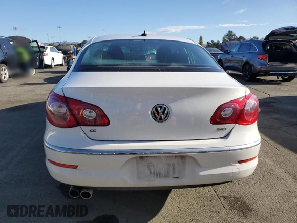 2012 Volkswagen CC Sport with VIN WVWMP7AN3CE506011, listed as a Copart auction lot 76378304 with 162,580 mi miles and Clean Title. Bid and sale history available at DreamBid. Image 6.