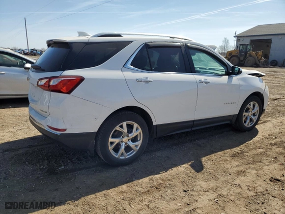 2020 Chevrolet Equinox Premier with VIN 2GNAXNEV7L6165449, listed as a Copart auction lot 47382675 with 73,261 mi miles and Non Repairable. Bid and sale history available at carsss.com. Image 3.