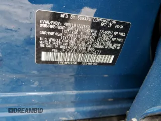 2024 Subaru Forester Wilderness z VIN JF2SKAJC9RH525477, wystawiony jako Copart lot #58488245 z przebiegiem Nie podano mil oraz Szkoda całkowita • Salvage title. Historia ofert i sprzedaży dostępna na DreamBid. Obrazek 12.