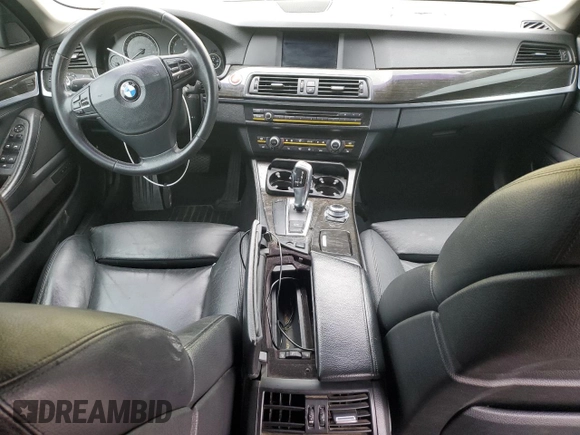 2011 BMW 5 Series 528i with VIN WBAFR1C54BC742994, listed as a Copart auction lot 53649945 with 133,314 mi miles and Salvage Title. Bid and sale history available at carsss.com. Image 8.