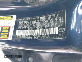 2011 Toyota Corolla L with VIN 2T1BU4EE2BC688438, listed as a IAAI auction lot 41591906 with 37,243 mi miles. Bid and sale history available at carsss.com. Image 9.
