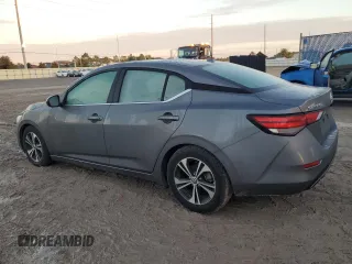 2022 Nissan Sentra SV with VIN 3N1AB8CV6NY241212, listed as a Copart auction lot 74699714 with 50,822 mi miles and Salvage Title. Bid and sale history available at carsss.com. Image 2.