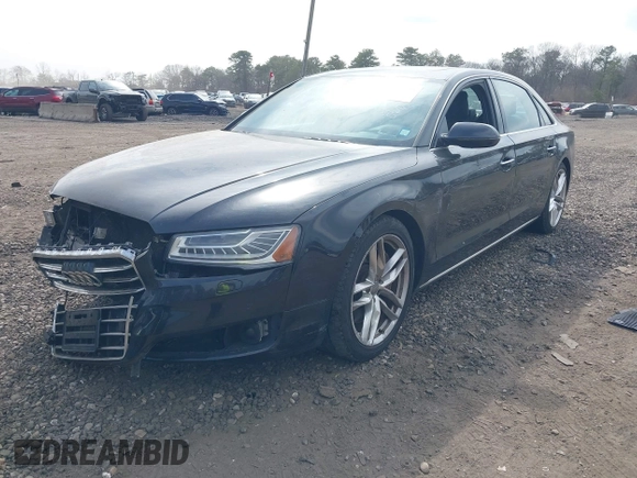 2015 Audi A8 3.0T with VIN WAU3GAFD3FN033317, listed as a IAAI auction lot 41854277 with 81,862 mi miles and . Bid and sale history available at DreamBid. Image 2.
